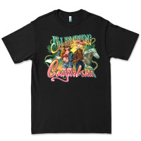 Black Busy doing Cowgirl shit Premium Tee - HowdyJamesFarm