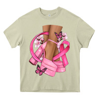 Mossy breast cancer diva Heavy Core Tee - NancyCooperArtShop