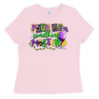 Bubblegum Pink pour me something mister Ladies Tee - CowGirlArtShop