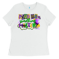 White pour me something mister Ladies Tee - CowGirlArtShop