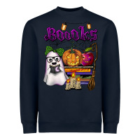Navy boooks Heavyweight Sweatshirt - BarkalooDesign