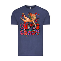 Vintage Denim cupids candy olivia Vintage Tee - OliviaCreatesArt