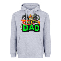 Heather Grey racing dad with racing  equipment Heavyweight Hoodie - AdoDesignShop