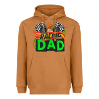 Meerkat racing dad with racing  equipment Heavyweight Hoodie - AdoDesignShop