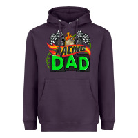 Plum racing dad with racing  equipment Heavyweight Hoodie - AdoDesignShop