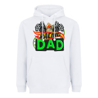 White racing dad with racing  equipment Heavyweight Hoodie - AdoDesignShop