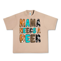 Burro Mama Needs a Beer Urban Heavy Tee - CowCowDesign