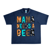 Navy Mama Needs a Beer Urban Heavy Tee - CowCowDesign