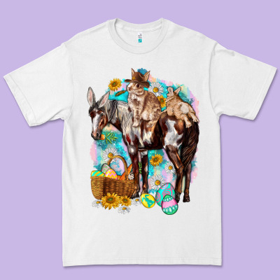 Happy Easter Day Rodeo Premium Tee Designed By Howdyjamesfarm