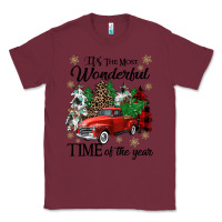 Burgundy its the most wonderful time of the year Classic Tee - CowGirlArtShop