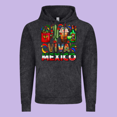 Viva Mexico Coffee Cups With Cactus And Tequila Vintage Hoodie Designed By Fadigitalartstudio