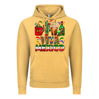 Vintage Mustard Viva Mexico Coffee Cups With Cactus And Tequila Vintage Hoodie - FaDigitalArtStudio