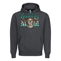 Smoke bulldog mom Zipper Hoodie - BarkalooDesign