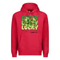 Cardinal Not Lucky Simply Blessed Premium Hoodie - CowhideDigitalArt