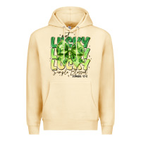 Pina Colada Not Lucky Simply Blessed Premium Hoodie - CowhideDigitalArt