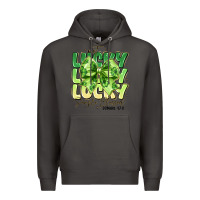 Smoke Not Lucky Simply Blessed Premium Hoodie - CowhideDigitalArt