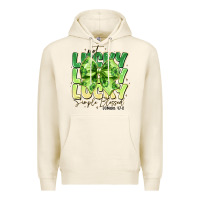 Tofu Not Lucky Simply Blessed Premium Hoodie - CowhideDigitalArt