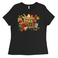 Black cinco de mayo bus driver Ladies Tee - CowGirlArtShop