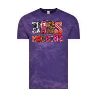 Cloud Purple kiss machine with lips olivia Vintage Tee - OliviaCreatesArt