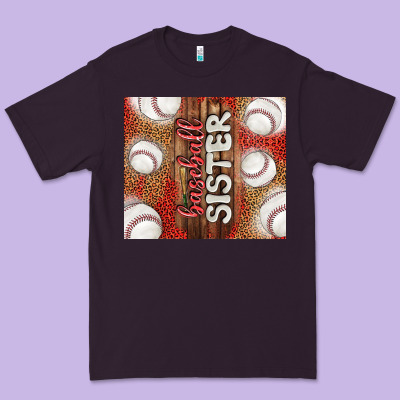 Baseball Sister Premium Tee Designed By Tumblerdesignbyshophia