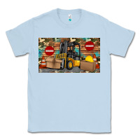 Dusty Blue forklift sippy Classic Tee - Artiststas