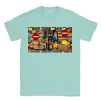 Seafoam forklift sippy Classic Tee - Artiststas