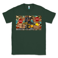 Sports Green forklift sippy Classic Tee - Artiststas