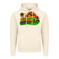 Vintage Artic Halloween School Bus Vintage Hoodie - FaDigitalArtStudio