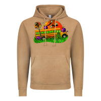 Vintage Camel Halloween School Bus Vintage Hoodie - FaDigitalArtStudio