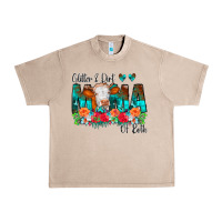 French Oak Glitter Dirt Mama Of Both Cow Flowers Urban Heavy Tee - CowCowDesign