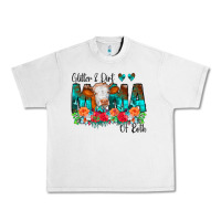 Lunar Rock Glitter Dirt Mama Of Both Cow Flowers Urban Heavy Tee - CowCowDesign