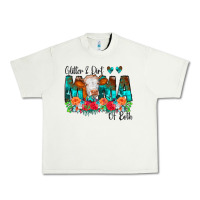 Pistachio Glitter Dirt Mama Of Both Cow Flowers Urban Heavy Tee - CowCowDesign