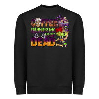 Black coffee brings me back dead Heavyweight Sweatshirt - BarkalooDesign