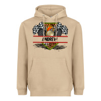 Mushroom custom name race flag and race equipment Heavyweight Hoodie - AdoDesignShop