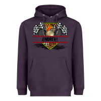 Plum custom name race flag and race equipment Heavyweight Hoodie - AdoDesignShop