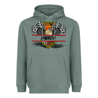 Sage custom name race flag and race equipment Heavyweight Hoodie - AdoDesignShop