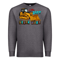 Charcoal Heather a little dirt never hurt Premium Sweatshirt - AdoDesignShop
