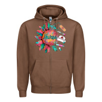 Chestnut western  nurse medical instruments Zipper Hoodie - BarkalooDesign