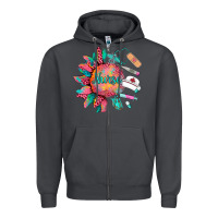 Smoke western  nurse medical instruments Zipper Hoodie - BarkalooDesign