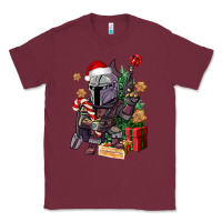 Burgundy Christmas gnome Classic Tee - CowGirlArtShop