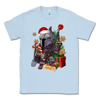 Dusty Blue Christmas gnome Classic Tee - CowGirlArtShop