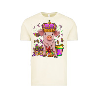 Vintage Arctic mardi gras pig Vintage Tee - OliviaCreatesArt