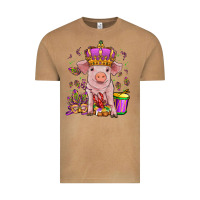 Vintage Camel mardi gras pig Vintage Tee - OliviaCreatesArt