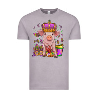 Vintage Zinc mardi gras pig Vintage Tee - OliviaCreatesArt