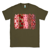 Army Green valentine's day brushstrokes Classic Tee - RanaPortraitStore