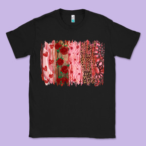 Valentine's Day Brushstrokes Classic Tee Designed By Ranaportraitstore