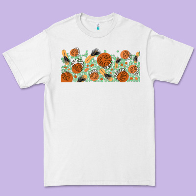 Boho Plant Premium Tee Designed By Tumblerdesignbyshophia