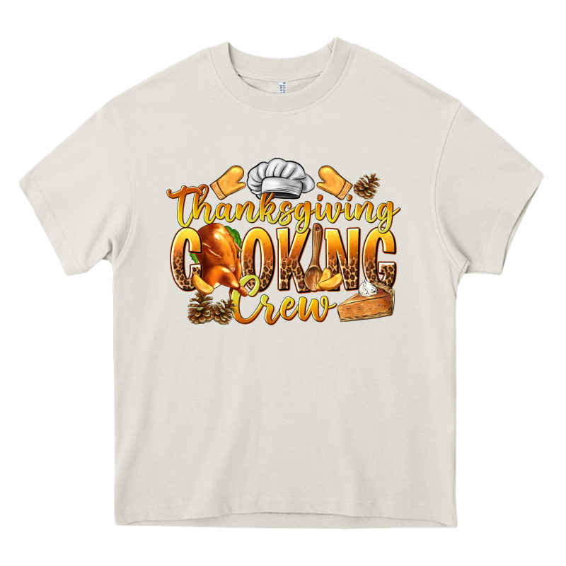 Thanksgiving Cooking Crew Heavy Core Tee by texasbilliewilder | Teevron