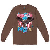 Chestnut Born to be free Long Sleeve Tee - FaDigitalArtStudio