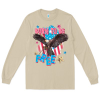 Mushroom Born to be free Long Sleeve Tee - FaDigitalArtStudio